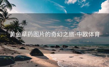 黄金草药图片的奇幻之旅-中欧体育