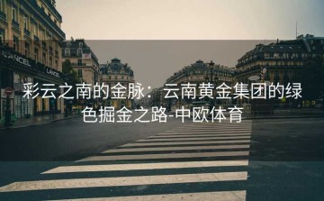 彩云之南的金脉：云南黄金集团的绿色掘金之路-中欧体育
