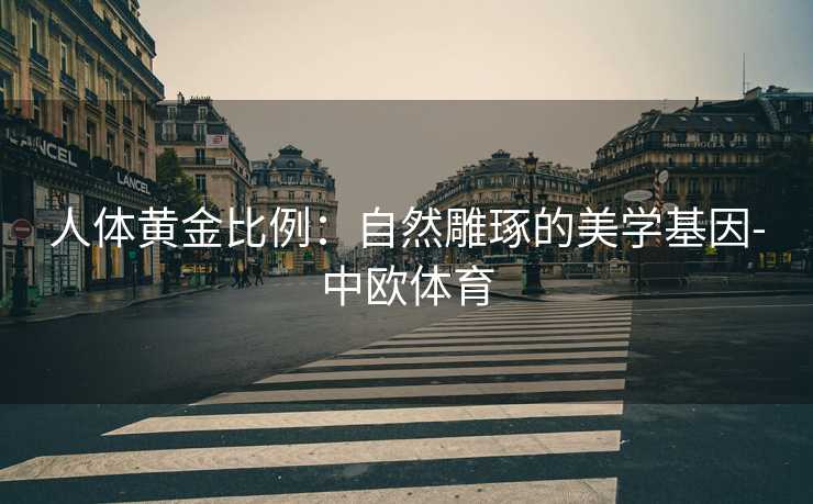 人体黄金比例：自然雕琢的美学基因-中欧体育