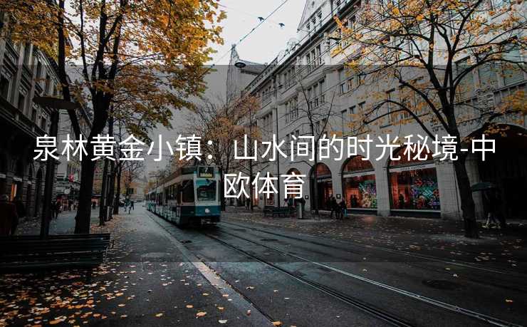 泉林黄金小镇：山水间的时光秘境-中欧体育
